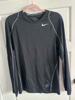 Nike Pro Small Combat Dri-FIT Fitted Long Sleeve Top Running Training Athletic